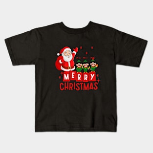 Merry Christmas, Lovely Santa  ELF Kids T-Shirt